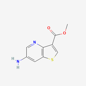molecular formula C9H8N2O2S B1500042 Methyl 6-aminothieno[3,2-b]pyridine-3-carboxylate CAS No. 959245-42-2