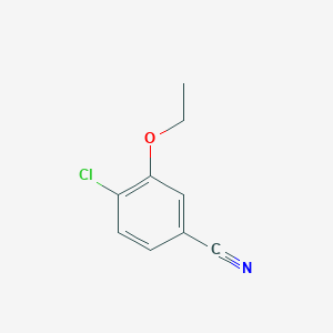 molecular formula C9H8ClNO B1500182 4-Chloro-3-ethoxybenzonitrile CAS No. 933585-28-5