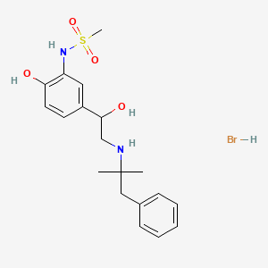 N-(2-Hydroxy-5-(1-hydroxy-2-(2-methyl-1-phenylpropan-2-ylamino)ethyl)phenyl)methane