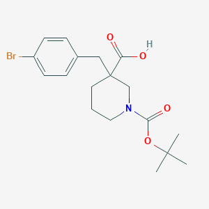 1-Boc-3-(4-bromobenzyl)-3-carboxypiperidine