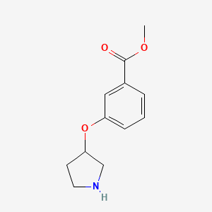 Methyl 3-(pyrrolidin-3-yloxy)benzoate