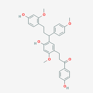 molecular formula C33H34O7 B150027 Cochinchinenin C CAS No. 956103-79-0