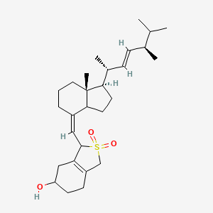 3-[7R-Methyl-1R-(1R,4R,5-trimethyl-hex-2-enyl)-octahydro-inden-4-ylidenemethyl]-2,2-dioxo-2,3,4,5,6,7-hexahydro-1H-2l6-benzo[c]thiophen-5S-ol