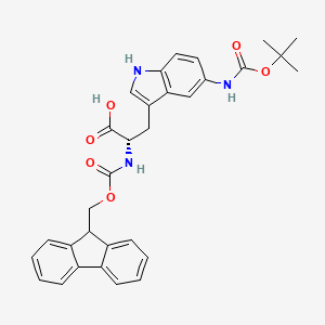 5-[(tert-Butoxycarbonyl)amino]-N-{[(9H-fluoren-9-yl)methoxy]carbonyl}-L-tryptophan