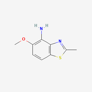 molecular formula C9H10N2OS B1500287 5-Methoxy-2-methylbenzo[D]thiazol-4-amine 