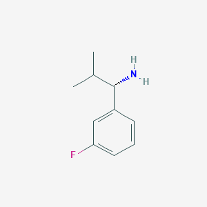 (1S)-1-(3-Fluorophenyl)-2-methylpropylamine