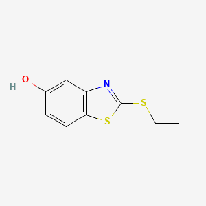 molecular formula C9H9NOS2 B1500291 2-(Ethylthio)benzo[d]thiazol-5-ol 