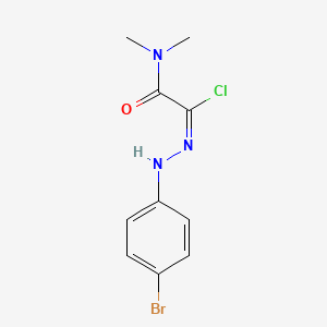 2-[2-(4-Bromophenyl)hydrazono]-2-chloro-N,N-dimethylacetamide