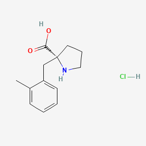 (R)-2-(2-Methylbenzyl)pyrrolidine-2-carboxylic acid hydrochloride
