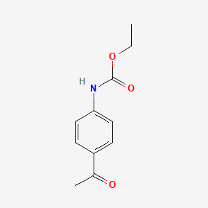 molecular formula C11H13NO3 B15003132 ethyl N-(4-acetylphenyl)carbamate CAS No. 5520-79-6