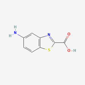 molecular formula C8H6N2O2S B1500315 5-Amino-1,3-benzothiazole-2-carboxylic acid CAS No. 353487-33-9