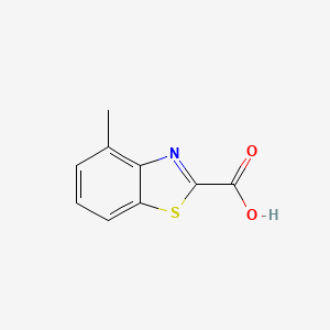 molecular formula C9H7NO2S B1500322 4-Methylbenzo[d]thiazole-2-carboxylic acid CAS No. 3507-47-9