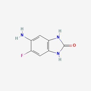 molecular formula C7H6FN3O B1500324 5-Amino-6-fluoro-1H-benzo[d]imidazol-2(3H)-one 