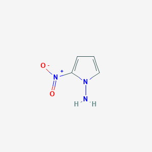 molecular formula C4H5N3O2 B1500325 1H-Pyrrol-1-amine, 2-nitro- 