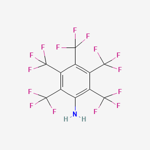 molecular formula C11H2F15N B1500330 Pentakis(trifluoromethyl)aniline CAS No. 58956-76-6