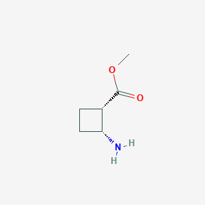 molecular formula C6H11NO2 B1500356 methyl (1S,2R)-2-aminocyclobutane-1-carboxylate 