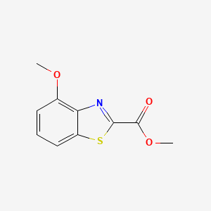 molecular formula C10H9NO3S B1500364 2-Benzothiazolecarboxylic acid, 4-methoxy-, methyl ester 