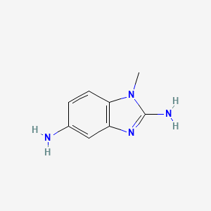molecular formula C8H10N4 B1500370 1-Methyl-1H-benzoimidazole-2,5-diamine 