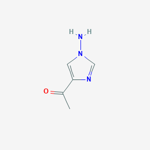 molecular formula C5H7N3O B1500372 1-(1-amino-1H-imidazol-4-yl)Ethanone 