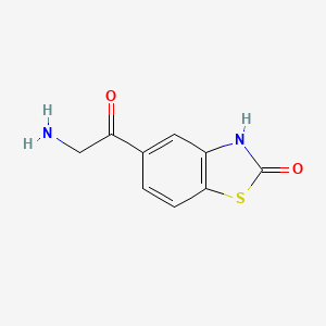 5-(2-aminoacetyl)benzo[d]thiazol-2(3H)-one
