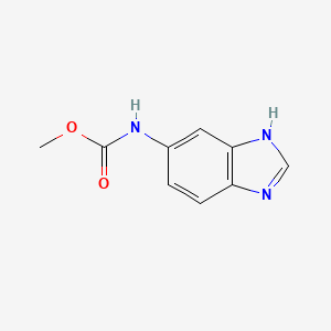 molecular formula C9H9N3O2 B1500374 Methyl 1H-benzimidazol-5-ylcarbamate 