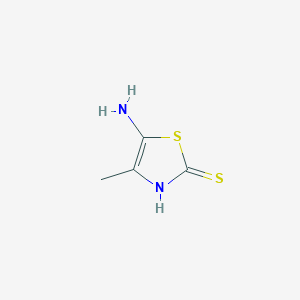 molecular formula C4H6N2S2 B1500375 5-amino-4-methyl-2(3H)-Thiazolethione 