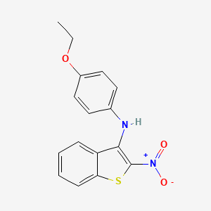 molecular formula C16H14N2O3S B15003757 N-(4-ethoxyphenyl)-2-nitro-1-benzothiophen-3-amine 