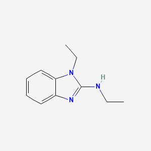 molecular formula C11H15N3 B1500377 N,1-Diethyl-1H-benzo[d]imidazol-2-amine CAS No. 50616-11-0