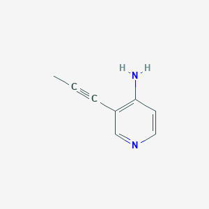 molecular formula C8H8N2 B1500380 3-Prop-1-ynylpyridin-4-amine 