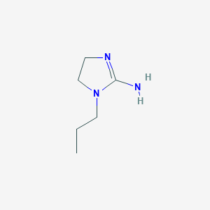 molecular formula C6H13N3 B1500382 1H-Imidazol-2-amine,4,5-dihydro-1-propyl- 