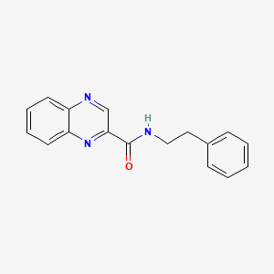 molecular formula C17H15N3O B15003862 N-phenethylquinoxaline-2-carboxamide 