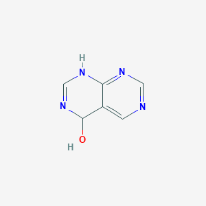 molecular formula C6H6N4O B1500387 Pyrimido[4,5-d]pyrimidin-4-ol, 3,4-dihydro- (9CI) 