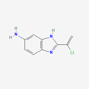 molecular formula C9H8ClN3 B1500392 2-(1-Chlorovinyl)-1H-benzimidazol-5-amine 