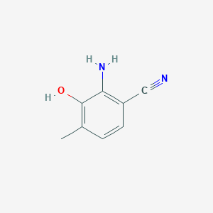 molecular formula C8H8N2O B1500398 2-Amino-3-hydroxy-4-methylbenzonitrile 