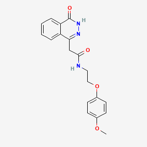 molecular formula C19H19N3O4 B15003995 N-[2-(4-methoxyphenoxy)ethyl]-2-(4-oxo-3,4-dihydrophthalazin-1-yl)acetamide 