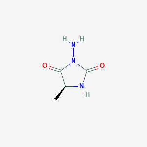 molecular formula C4H7N3O2 B1500403 (S)-3-Amino-5-methylimidazolidine-2,4-dione 