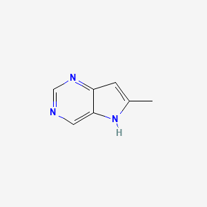 molecular formula C7H7N3 B1500413 6-甲基-5H-吡咯并[3,2-d]嘧啶 CAS No. 91724-58-2