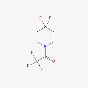 molecular formula C7H8F5NO B1500414 4,4-Difluoro-1-(trifluoroacetyl)-piperidine CAS No. 65220-85-1