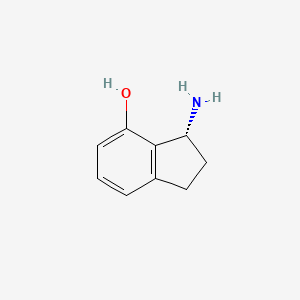 molecular formula C9H11NO B1500416 (R)-3-amino-2,3-dihydro-1H-inden-4-ol 