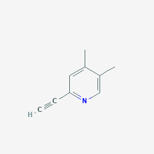 molecular formula C9H9N B1500417 2-Ethynyl-4,5-dimethylpyridine CAS No. 512197-95-4