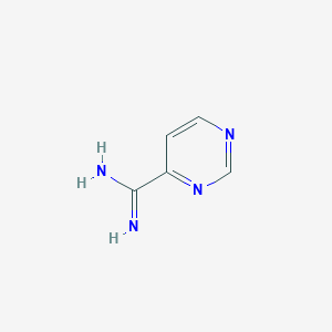 molecular formula C5H6N4 B1500418 Pyrimidine-4-carboximidamide CAS No. 738575-71-8