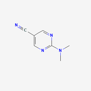 molecular formula C7H8N4 B1500420 2-(Dimethylamino)pyrimidine-5-carbonitrile CAS No. 55338-76-6