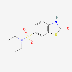 molecular formula C11H14N2O3S2 B15004205 N,N-diethyl-2-oxo-2,3-dihydro-1,3-benzothiazole-6-sulfonamide 