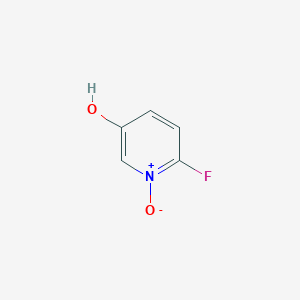 molecular formula C5H4FNO2 B1500427 3-Pyridinol, 6-fluoro-, 1-oxide 