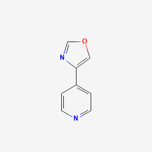 molecular formula C8H6N2O B1500428 4-(吡啶-4-基)恶唑 CAS No. 681135-59-1