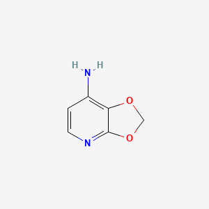 molecular formula C6H6N2O2 B1500430 1,3-Dioxolo[4,5-B]pyridin-7-amine CAS No. 692061-13-5