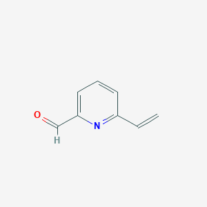molecular formula C8H7NO B1500433 6-Ethenylpyridine-2-carbaldehyde CAS No. 579500-16-6