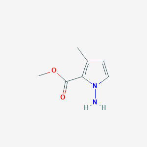molecular formula C7H10N2O2 B1500441 Methyl 1-amino-3-methyl-1H-pyrrole-2-carboxylate CAS No. 529508-55-2