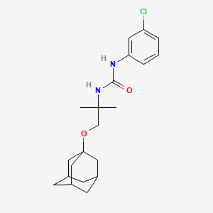 molecular formula C21H29ClN2O2 B15004477 N-[2-(1-adamantyloxy)-1,1-dimethylethyl]-N'-(3-chlorophenyl)urea 