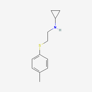 molecular formula C12H17NS B1500454 Cyclopropylamine,N-(2-(p-tolylthio)ethyl)- 
